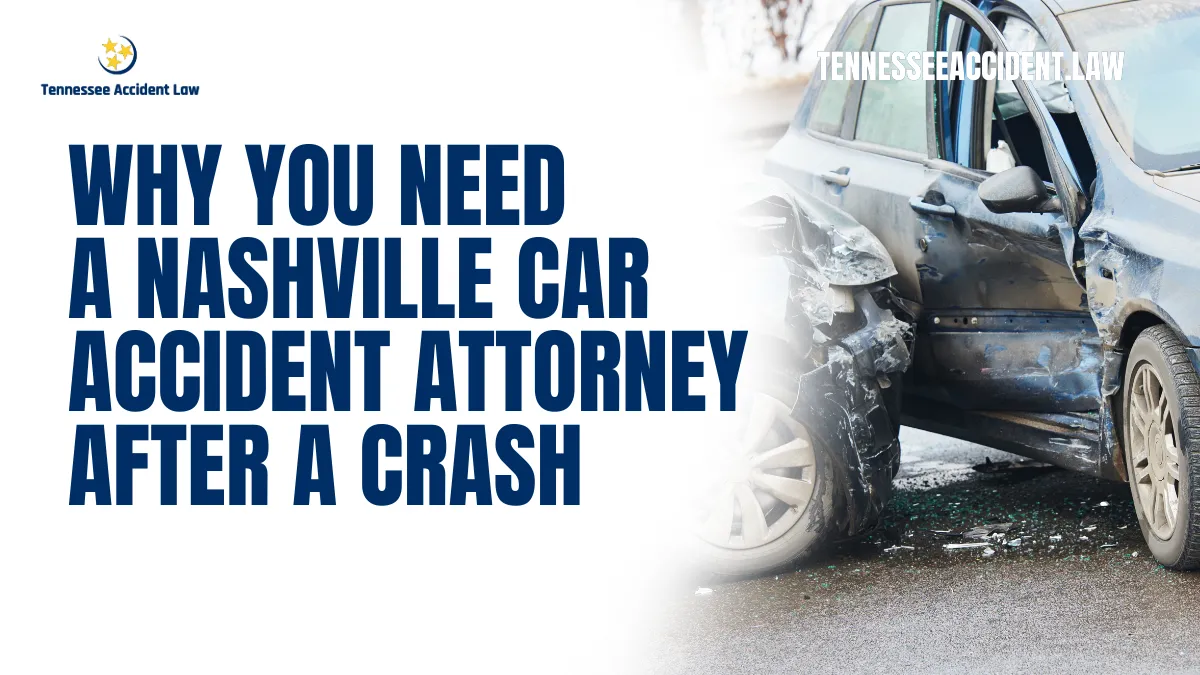 Car accidents are unexpected and often devastating, leaving victims overwhelmed with physical injuries, emotional stress, and financial burdens. When you’re involved in a car accident in Nashville, it’s crucial to have a trusted advocate by your side. A Nashville car accident attorney from Tennessee Accident Law can make a significant difference in the outcome of your case. From protecting your rights to securing the compensation you deserve, here’s why hiring an experienced attorney is essential.