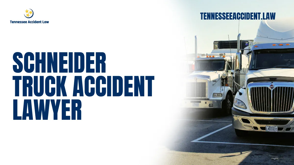 Accidents involving Schneider truck drivers can lead to devastating consequences, leaving victims with serious injuries, extensive medical bills, and a long road to recovery. If you or a loved one has been involved in a Schneider truck accident, it is crucial to seek the guidance of an experienced Schneider truck accident lawyer to ensure your legal rights are protected and that you receive the compensation you deserve. Tennessee Accident Law is dedicated to providing aggressive legal representation to victims of trucking accidents across the United States, helping them recover damages from trucking companies like Schneider National.