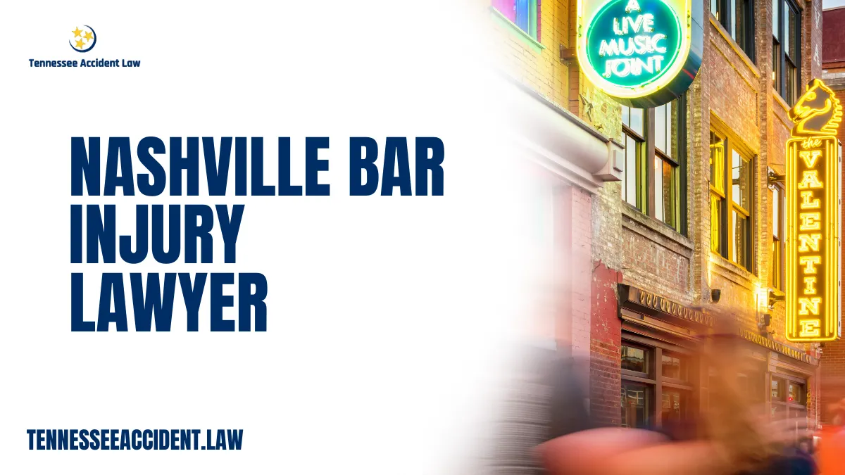 If you’ve been injured in a bar in Nashville, seeking the right legal representation is crucial to ensure that your rights are protected. As a Nashville bar injury lawyer, Tennessee Accident Law understands the complexities surrounding these types of cases and is here to help you navigate the legal process. Whether you’ve suffered from a slip and fall, alcohol-related incident, or assault while at a bar, our team of experienced attorneys is ready to fight for the compensation you deserve.