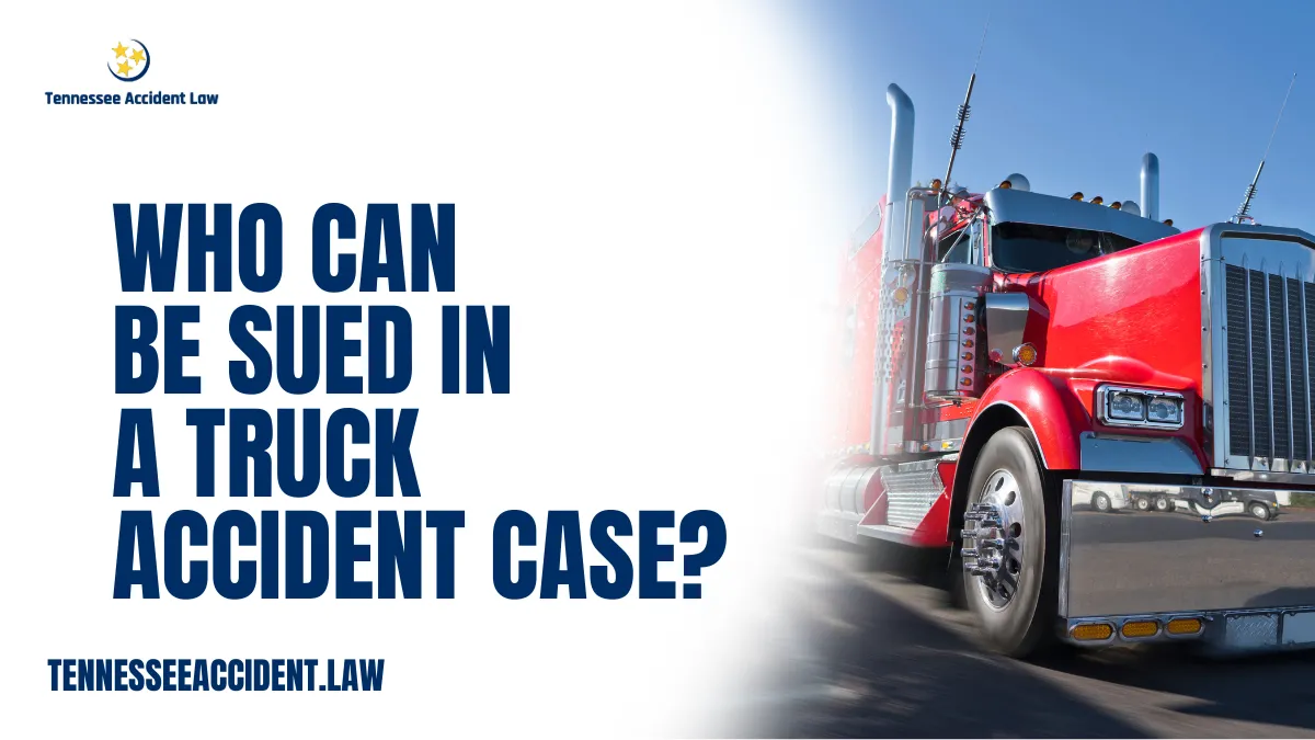 When a devastating truck accident occurs, liability in truck accident cases becomes critical. At Tennessee Accident Law, we aggressively investigate and pursue all responsible parties to secure the maximum compensation for our clients. Below, we explore in depth who can be sued and how liability in truck accident cases is determined.