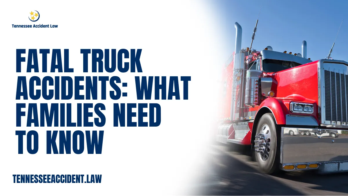 When a loved one is killed in a truck crash, families are left devastated—not only emotionally, but financially and legally. Trucking companies and their insurers act fast to minimize liability. That’s why securing a fatal truck accident lawyer immediately is essential. At Tennessee Accident Law, we provide families with the strength and legal expertise they need during the most difficult time of their lives.