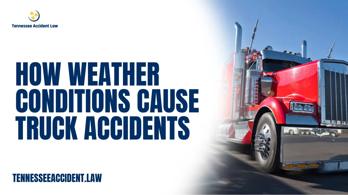 Every year, weather-related truck accidents result in thousands of injuries and fatalities across the United States. In Tennessee, where rapidly changing weather patterns—from heavy rain and thick fog to snow and ice—are common, large commercial trucks face amplified risks on the road. At Tennessee Accident Law, we know how devastating these accidents can be and the critical role that poor weather conditions often play.