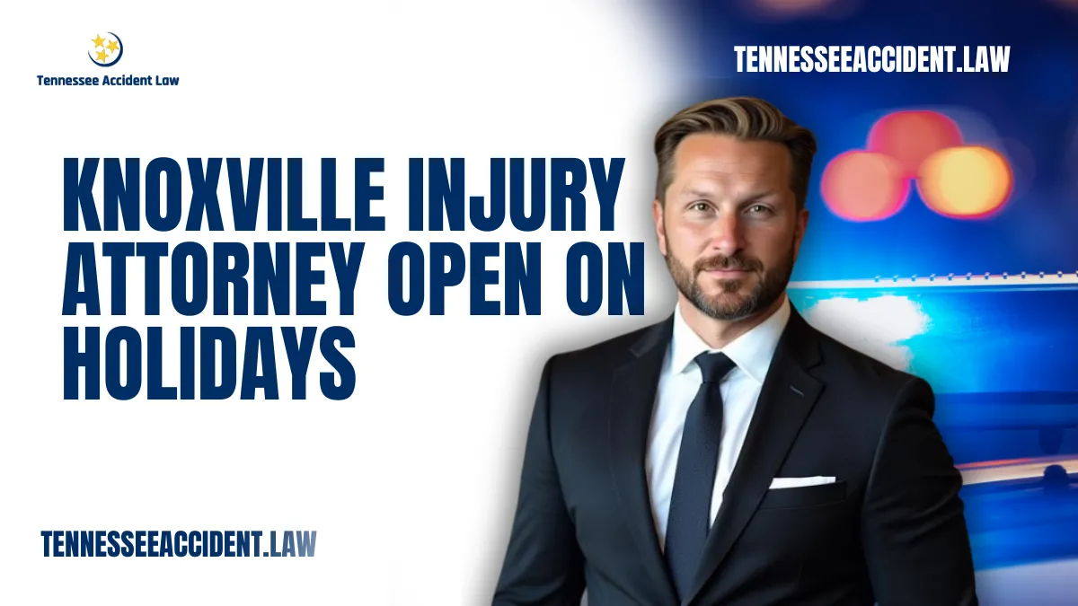 When accidents happen, they don’t wait for business hours—or holidays. At Tennessee Accident Law, we understand that serious injuries can strike at any time. That’s why we proudly stand as your Knoxville injury attorney open on holidays, ready to serve those in crisis, even during times when other firms are closed. Whether it’s Thanksgiving, Christmas, New Year’s Day, or the Fourth of July, we never take a day off from fighting for justice.