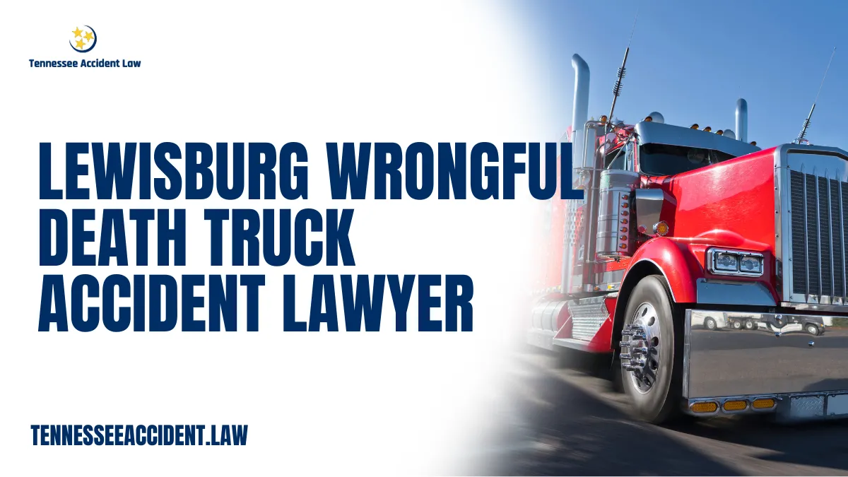 When a loved one is tragically killed in a truck accident, the consequences are overwhelming. Emotional devastation is often compounded by financial uncertainty, mounting expenses, and unanswered questions. At Tennessee Accident Law, we understand what families in Lewisburg go through during these painful times. As your trusted Lewisburg wrongful death truck accident lawyer, we are here to offer skilled legal representation and unwavering support while helping you pursue justice and full compensation.