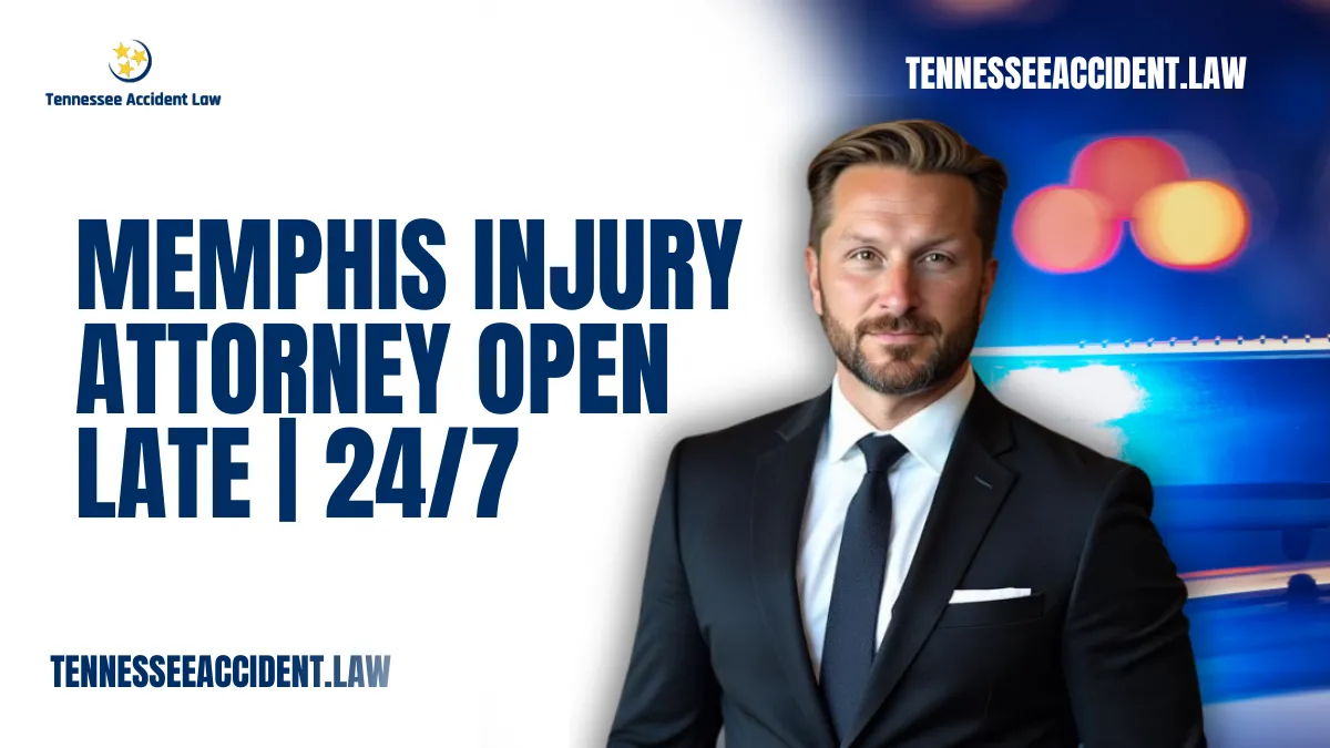 When injuries strike unexpectedly, the clock starts ticking on your rights and your chances of securing fair compensation. At Tennessee Accident Law, we recognize that accidents don’t wait for convenient business hours — and neither should your legal representation. If you are looking for a Memphis injury attorney open late, our dedicated team is here to assist you 24/7, ensuring you have immediate access to experienced legal help whenever you need it.