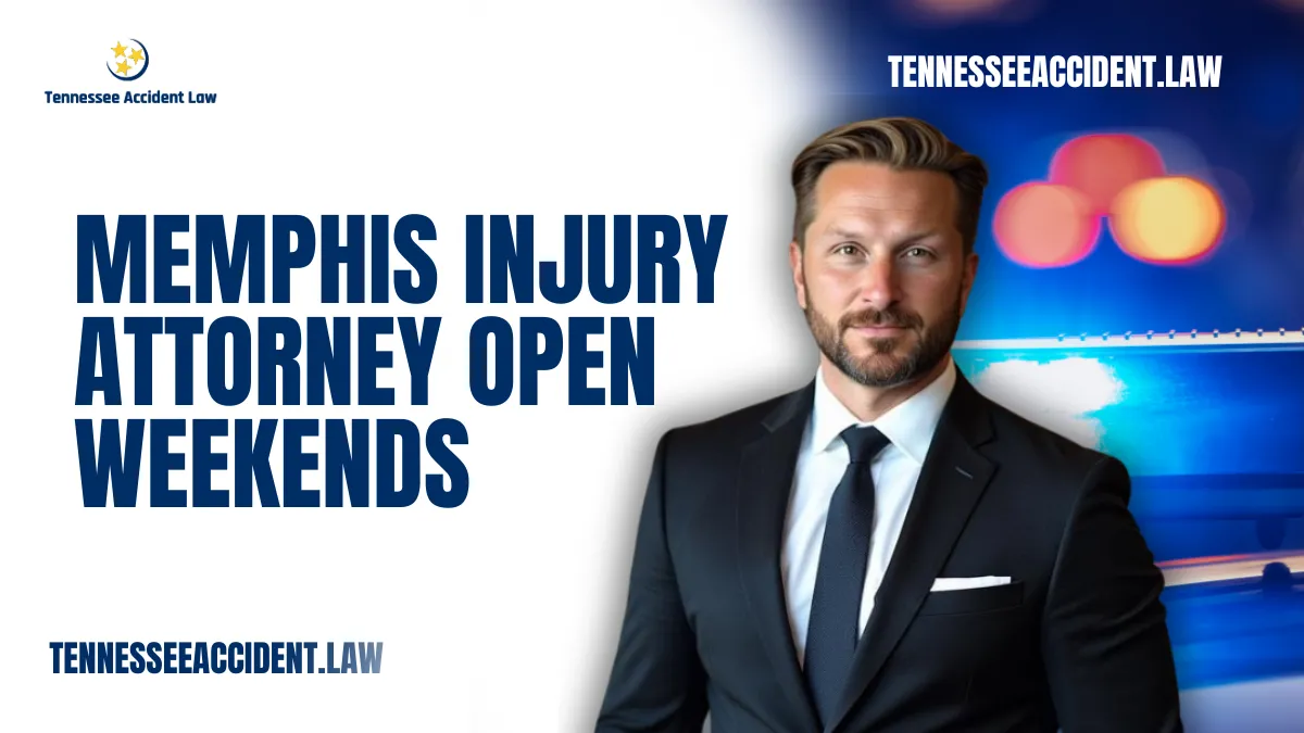 When you or a loved one suffers an injury due to someone else’s negligence, time is of the essence. Tennessee Accident Law understands that accidents don’t follow a 9-to-5 schedule. That’s why our Memphis injury attorney open weekends is here to provide the legal support you need — when you need it most. We are proud to offer weekend availability to ensure justice is never delayed.