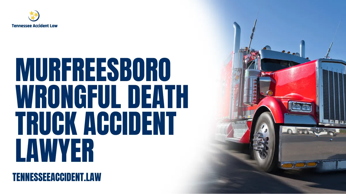 When tragedy strikes on Tennessee roads, the aftermath can be emotionally and financially devastating. If you've lost a loved one in a truck accident in Rutherford County, you need a Murfreesboro wrongful death truck accident lawyer who can aggressively pursue justice and ensure your family’s rights are protected. At Tennessee Accident Law, we are committed to standing with you during the most difficult time of your life.