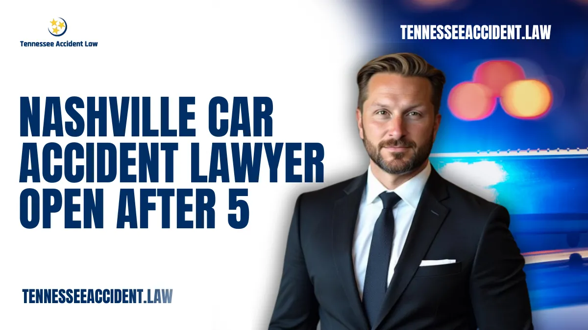 When a car accident disrupts your life, securing prompt legal representation is critical—especially if your schedule prevents you from meeting with a lawyer during typical business hours. At Tennessee Accident Law, we understand the challenges faced by accident victims juggling work, family, and recovery. That’s why we proudly offer the unique service of a Nashville car accident lawyer open after 5, ensuring you can access expert legal advice when it’s most convenient for you.