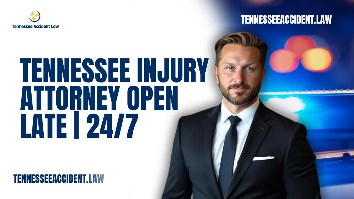 When a serious accident strikes, you need legal help immediately—not tomorrow, not next week, but now. At Tennessee Accident Law, we know that personal injuries don’t follow a 9-to-5 schedule. That’s why our Tennessee injury attorney open late services are available 24/7 to serve you when you need us most. Whether it’s after hours, during the weekend, or in the early hours of the morning, our legal team is standing by to help accident victims throughout Tennessee.
