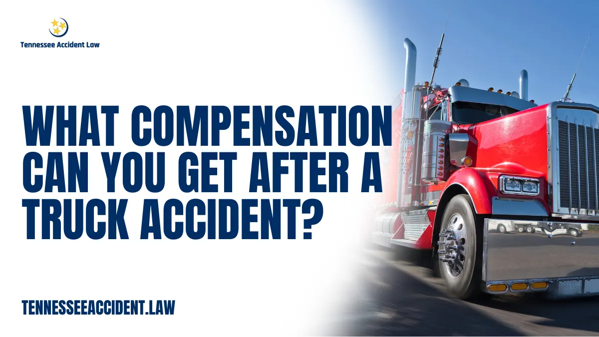 If you’ve been involved in a truck accident, it's crucial to know the compensation you may be entitled to. Truck accidents can lead to severe injuries, and the financial consequences can be overwhelming. Fortunately, you may be eligible for truck accident compensation to cover medical bills, lost wages, pain and suffering, and more. Tennessee Accident Law will guide you through the types of compensation you can pursue after a truck accident and what factors influence your claim.