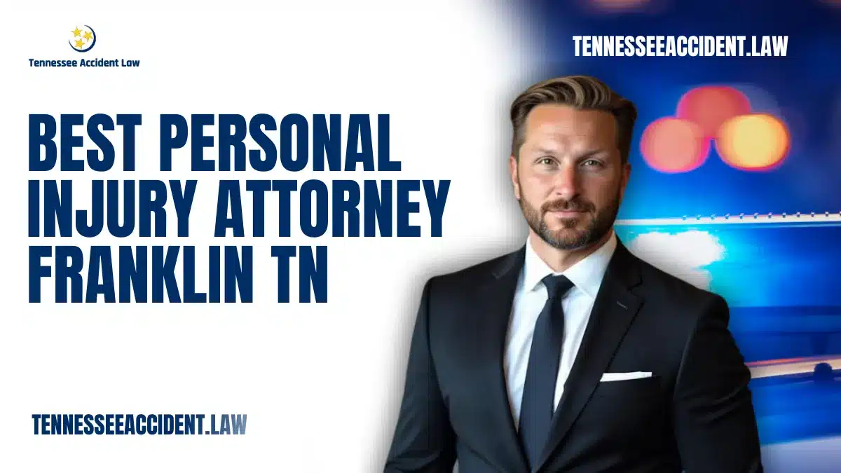 When you are injured due to someone else’s negligence, choosing the best personal injury attorney Franklin TN can mean the difference between a denied claim and a life-changing settlement. At Tennessee Accident Law, we bring decades of legal experience, trial-tested strategies, and a client-first approach to every personal injury case. Whether it’s a car accident, slip and fall, or catastrophic injury, we fight relentlessly for justice—and we don’t settle for less than you deserve.