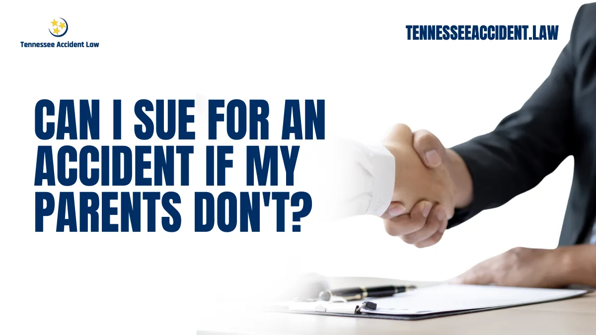 At Tennessee Accident Law, we know the pain, confusion, and legal frustration that can follow a serious accident—especially when you're a minor and your parents choose not to take legal action. Whether you were hurt as a passenger in a vehicle, at school, or on someone else’s property, you may be wondering: "Can I sue for an accident if my parents don’t?" The short answer is yes—but the process depends on your age, legal status, and the specific circumstances of your case.