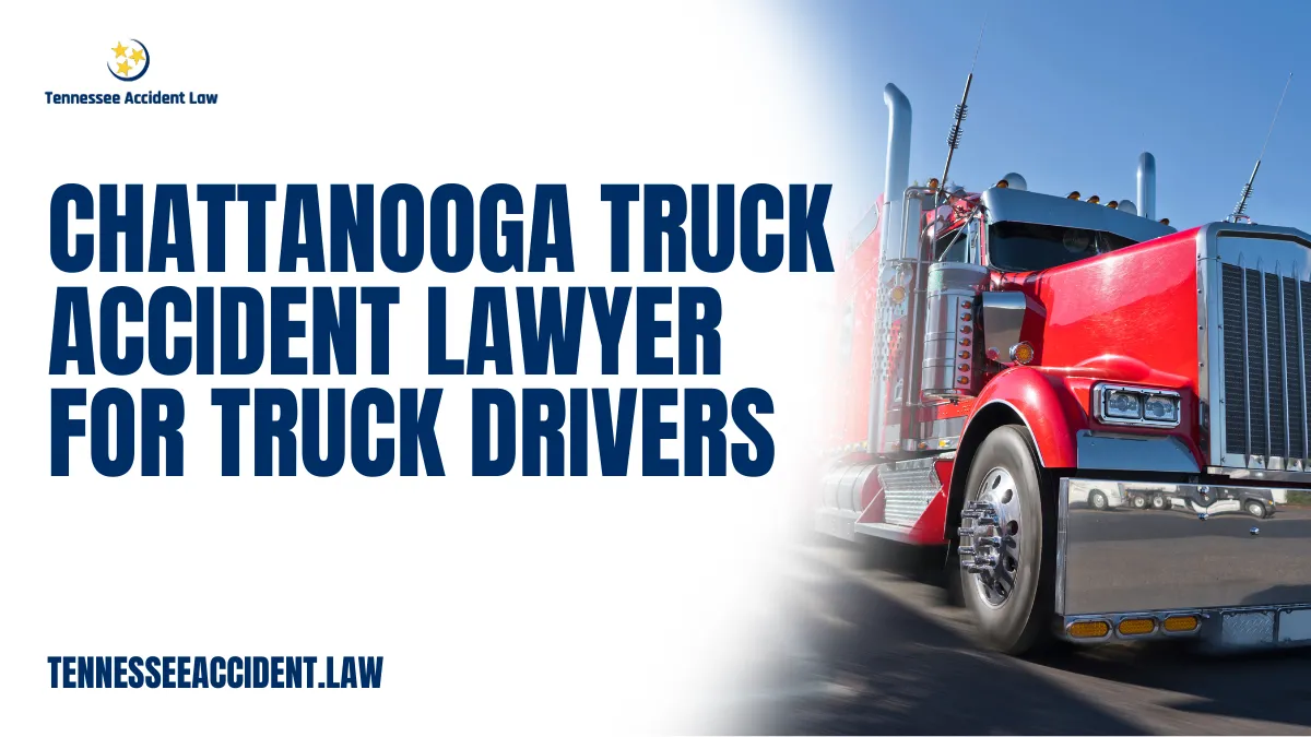 Truck drivers face unique risks every day on Tennessee roads. When tragedy strikes and a truck driver is injured in an accident, the legal road ahead can be just as complex as the job itself. At Tennessee Accident Law, we represent truck drivers injured in Chattanooga truck accidents with the aggressive, knowledgeable legal support they need. If you're a truck driver who’s been hurt on the job, don’t face the trucking companies and insurers alone. Trust a dedicated Chattanooga truck accident lawyer for truck drivers who knows what’s at stake — your livelihood, health, and future.
