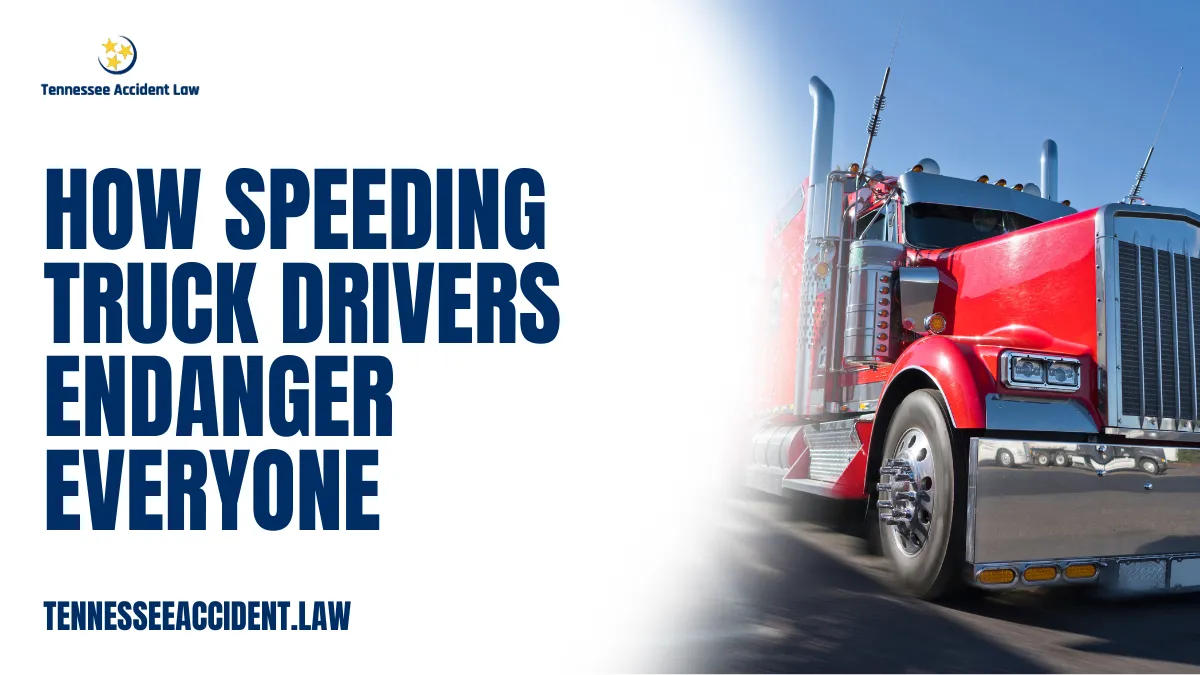 Every year, speeding truck accidents cause catastrophic injuries and claim countless lives on Tennessee roads. These massive vehicles, when operated recklessly, pose an extreme hazard to all motorists. At Tennessee Accident Law, we’ve seen firsthand the devastating consequences that follow when truck drivers ignore speed limits and safety regulations.