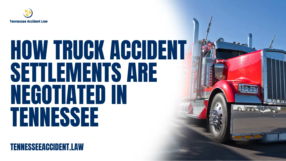 Truck accidents can result in severe injuries, extensive property damage, and overwhelming medical bills. After such a traumatic event, pursuing a settlement can provide the financial relief you need without the stress and uncertainty of a lengthy trial. Knowing how truck accident settlements are negotiated in Tennessee is crucial to ensure you receive fair compensation.