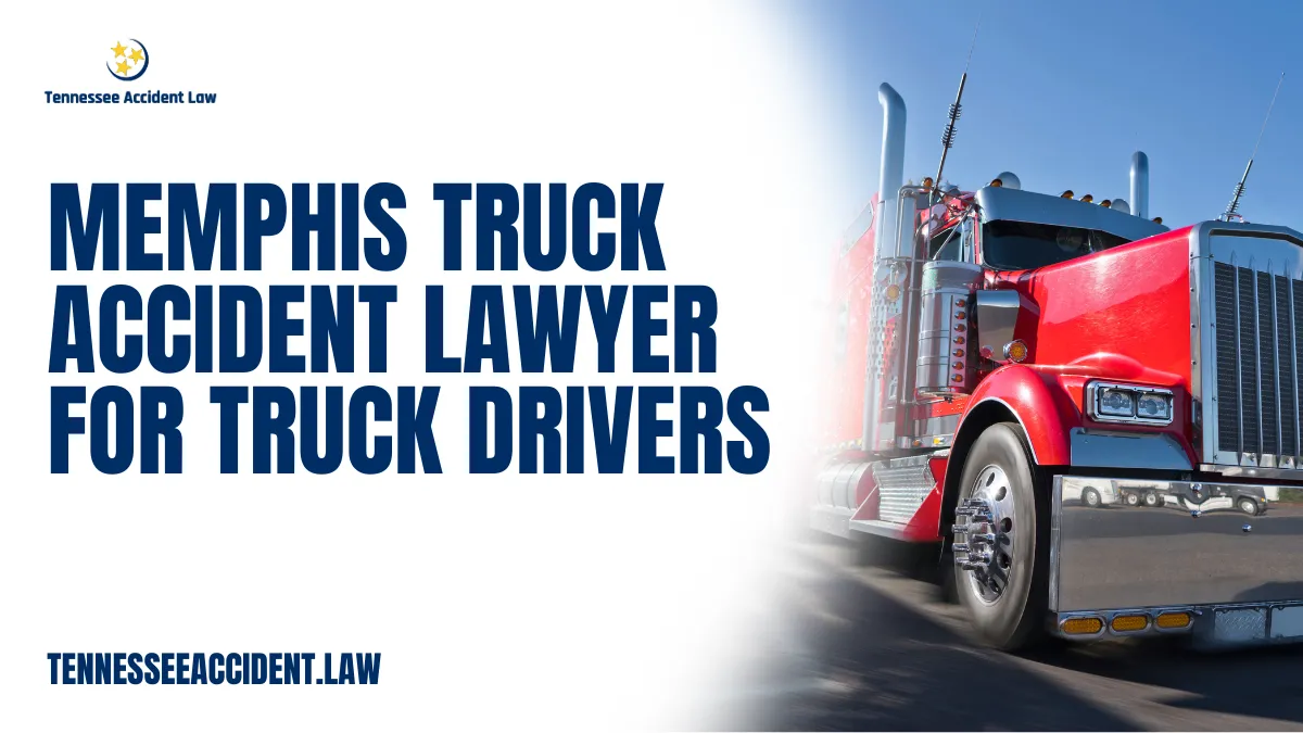 Injured truck drivers in Memphis face a complex and often intimidating legal process after a crash. At Tennessee Accident Law, we specialize in representing truck drivers who have been hurt in accidents, ensuring they receive the compensation and justice they deserve. A dedicated Memphis truck accident lawyer for truck drivers brings over 20 years of experience fighting for the rights of professional drivers across Tennessee.
