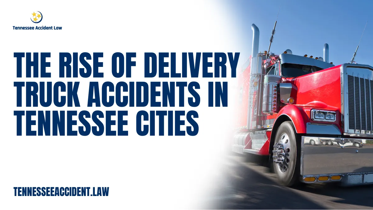 With the explosive growth of e-commerce and on-demand services, delivery trucks have become a constant presence on Tennessee’s roads. While they play a crucial role in modern commerce, these vehicles are also increasingly involved in serious accidents. At Tennessee Accident Law, we’ve witnessed firsthand how delivery truck accidents can devastate lives—especially when they occur in densely populated urban areas like Nashville, Memphis, Chattanooga, and Knoxville.