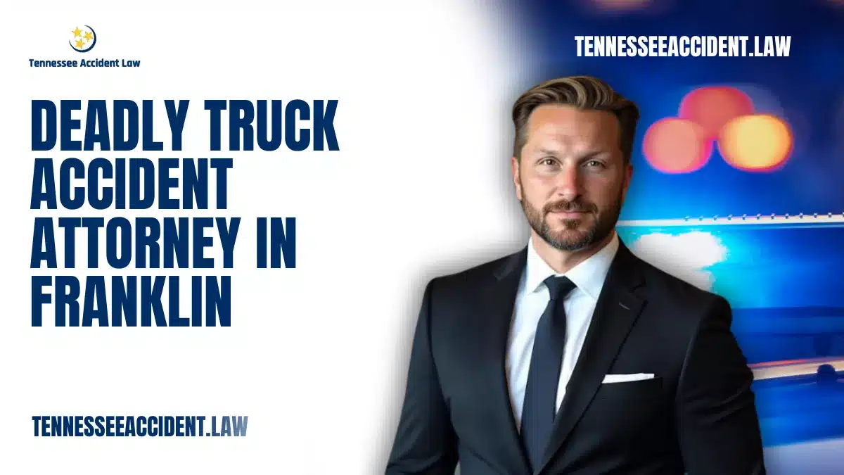 When tragedy strikes on the road, the devastation left behind can change lives forever. Truck accidents in Franklin often lead to catastrophic injuries or even fatalities, leaving families struggling to cope with grief, financial burdens, and unanswered questions. If you have lost a loved one or been seriously injured in a trucking accident, you need an experienced deadly truck accident attorney in Franklin to fight for your rights and ensure justice is served. At Tennessee Accident Law, we are committed to standing by your side during these difficult times, guiding you through the legal process, and holding negligent parties accountable.