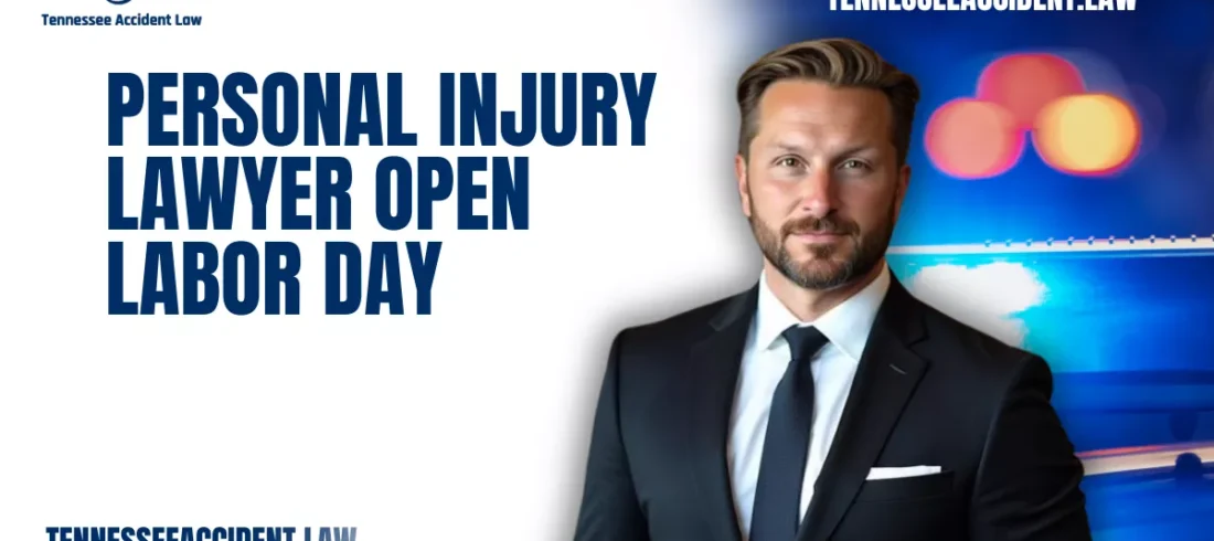 Personal Injury Lawyer Open Labor Day When an accident happens on a holiday, victims often worry about whether they can find immediate legal help. At Tennessee Accident Law, we know that injuries don’t take a day off—and neither do we. If you are searching for a personal injury lawyer open Labor Day, our dedicated attorneys are here to protect your rights, guide you through the legal process, and fight for the compensation you deserve.