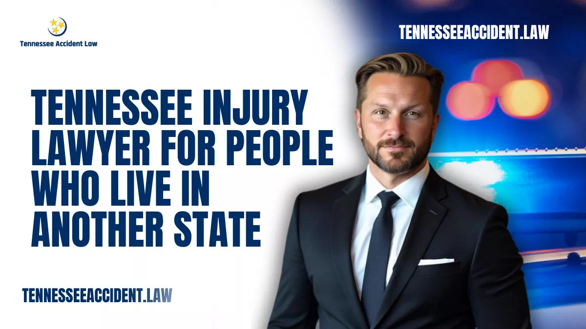 If you were injured in Tennessee but live in another state, navigating the legal system can feel overwhelming. Whether you were hurt in a car accident, truck crash, slip and fall, or another type of personal injury incident, you need an experienced Tennessee injury lawyer for people who live in another state. At Tennessee Accident Law, we help out-of-state residents protect their rights and recover the compensation they deserve.