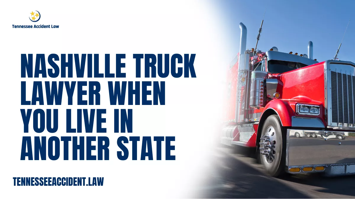 When a serious truck accident happens in Nashville and you live in another state, navigating the legal process can feel overwhelming. Hiring an experienced Nashville truck lawyer from Tennessee Accident Law ensures that your rights are protected and your case is handled efficiently—even when you are miles away. Our dedicated team is committed to pursuing full compensation for your injuries and losses.